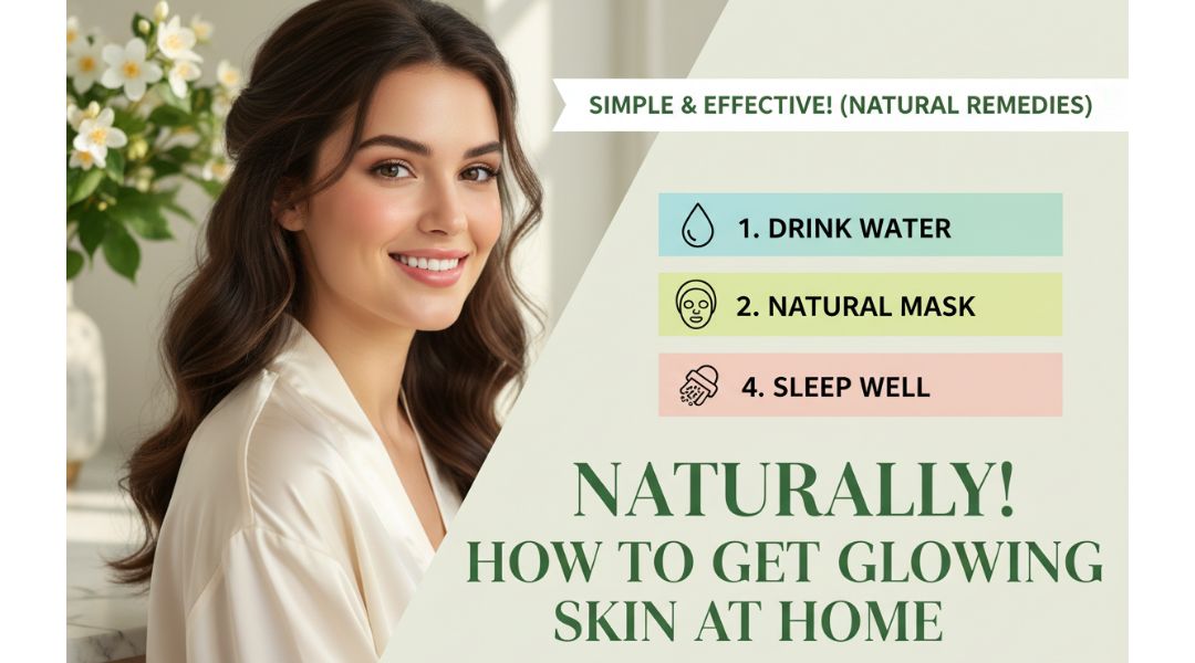 How to Get Glowing Skin Naturally at Home