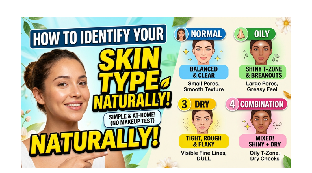 How to Identify Your Skin Type Naturally