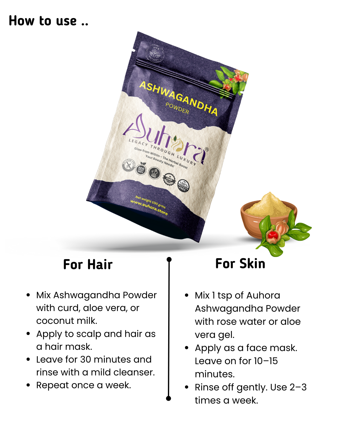 Auhora Ashwagandha Powder