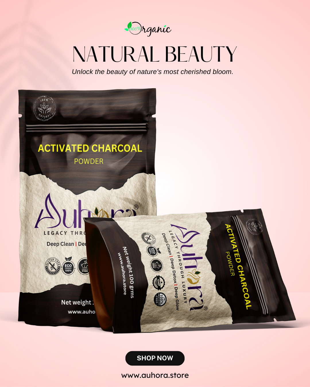 Auhora Activated Charcoal Powder