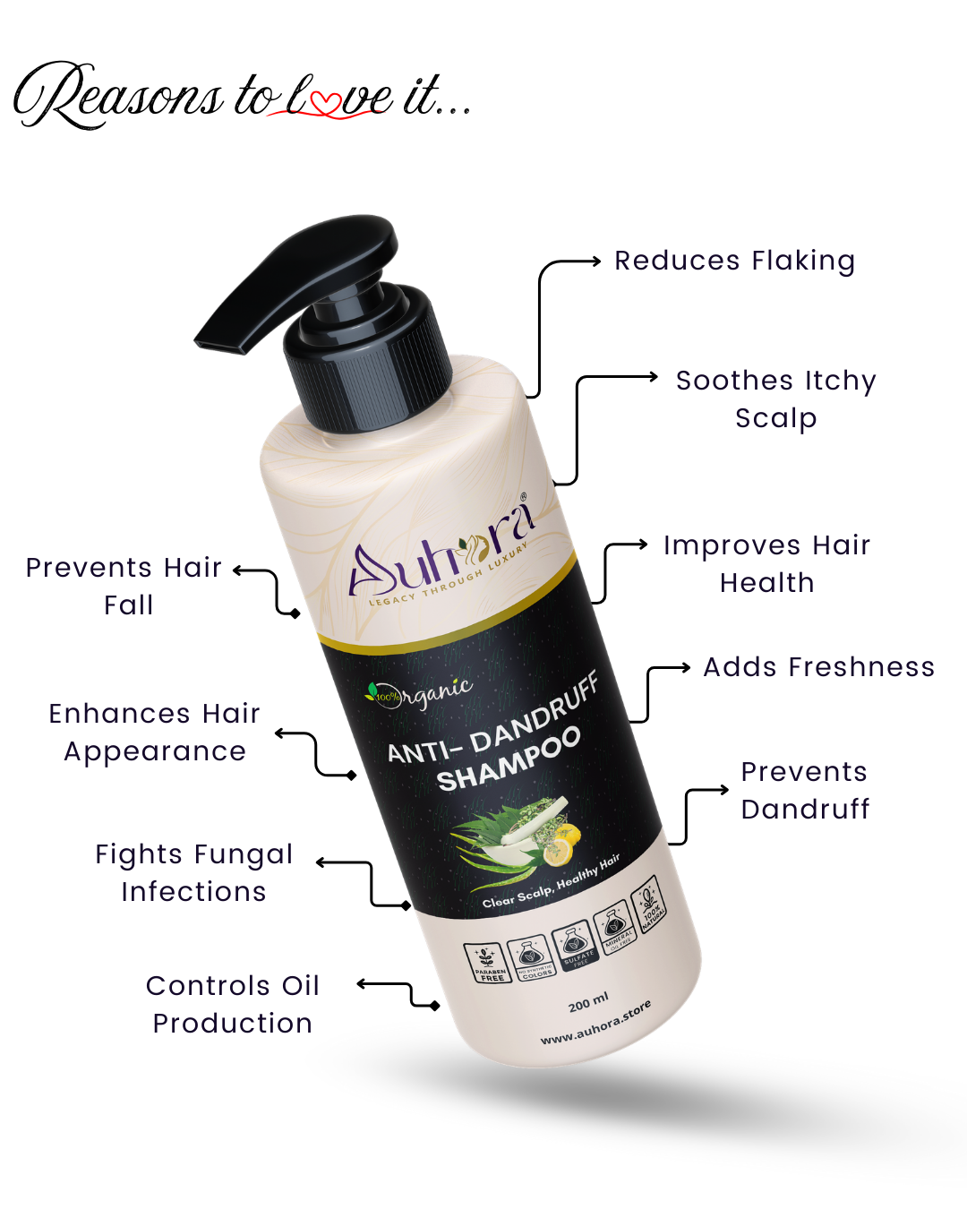Auhora Anti-Dandruff Shampoo