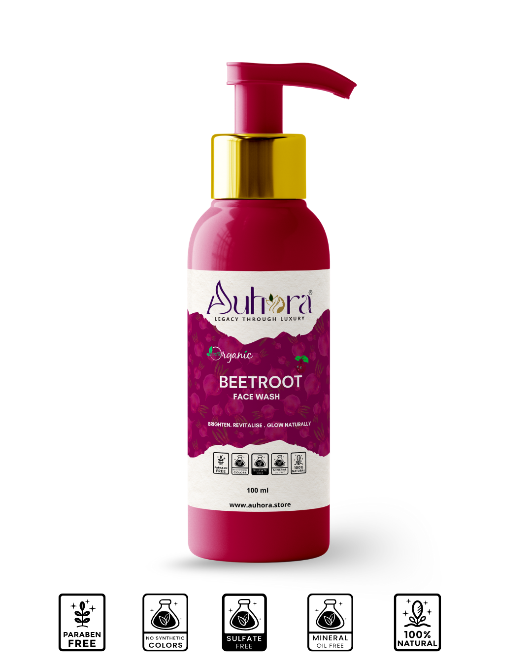 Auhora Beetroot Face Wash