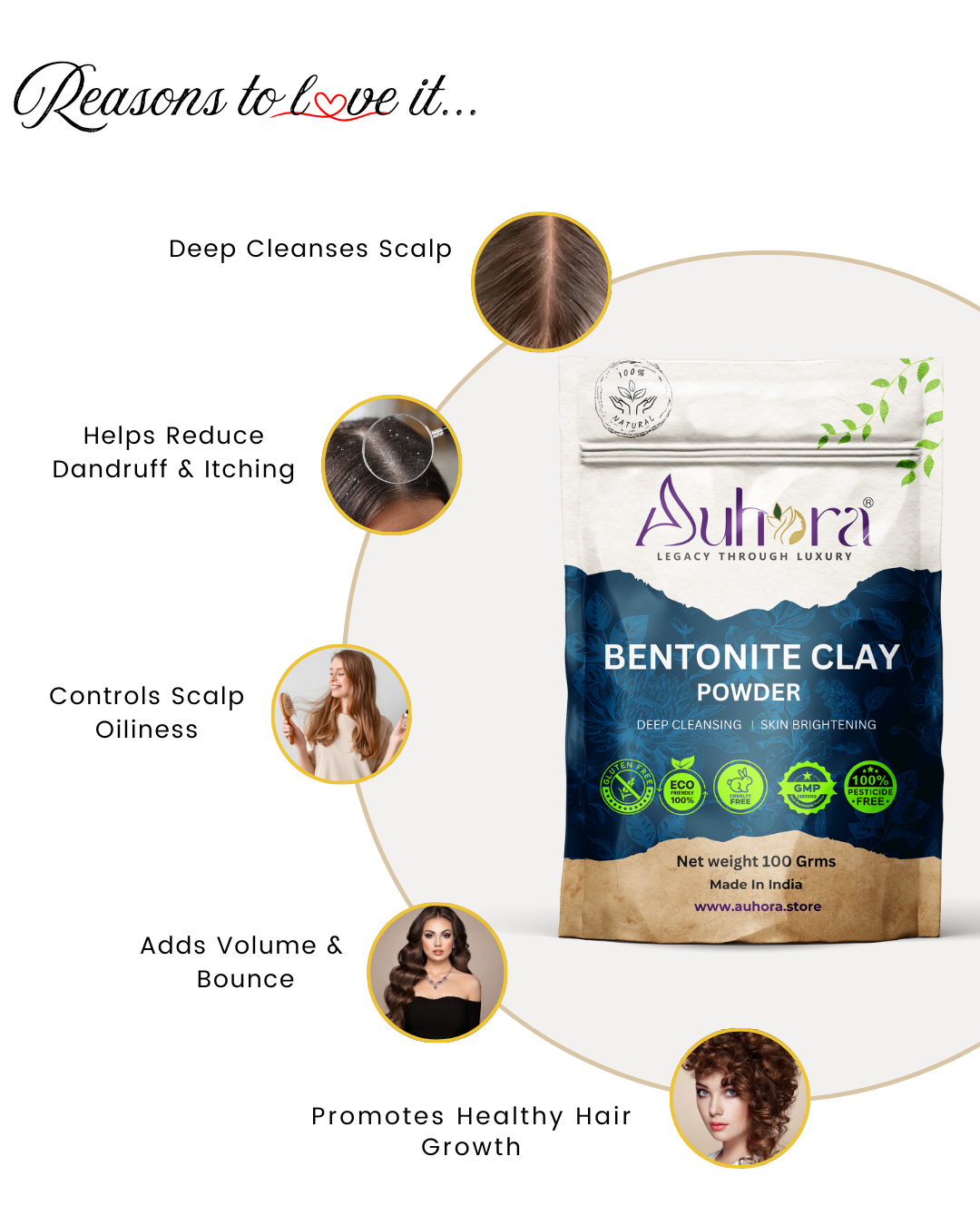 Auhora Bentonite Clay Powder