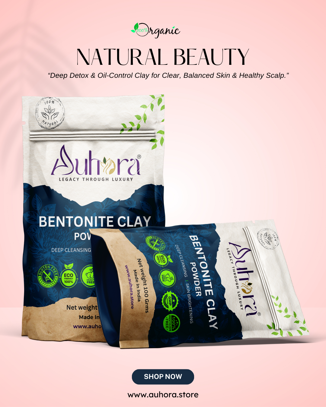 Auhora Bentonite Clay Powder