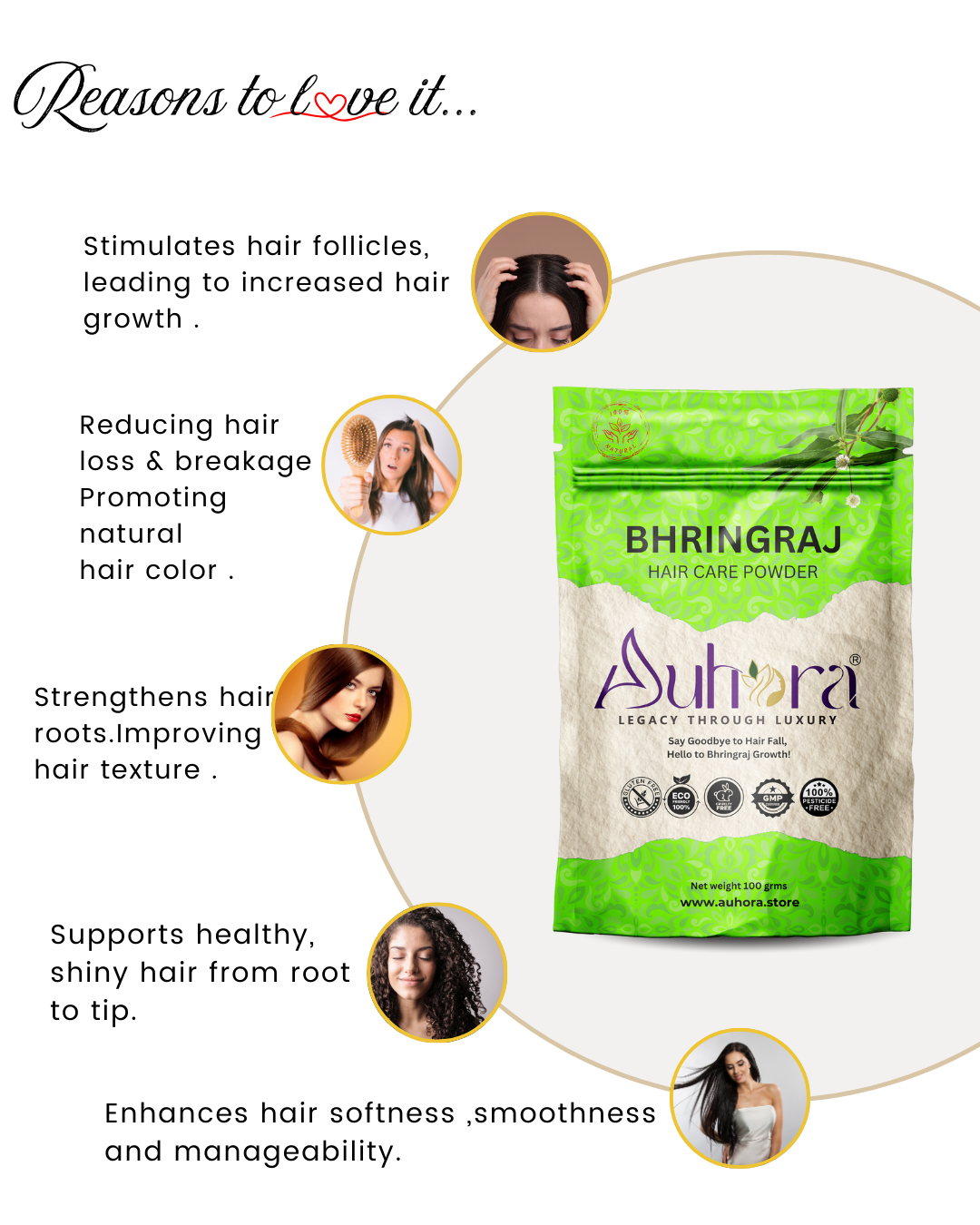 Auhora Bhringraj Powder