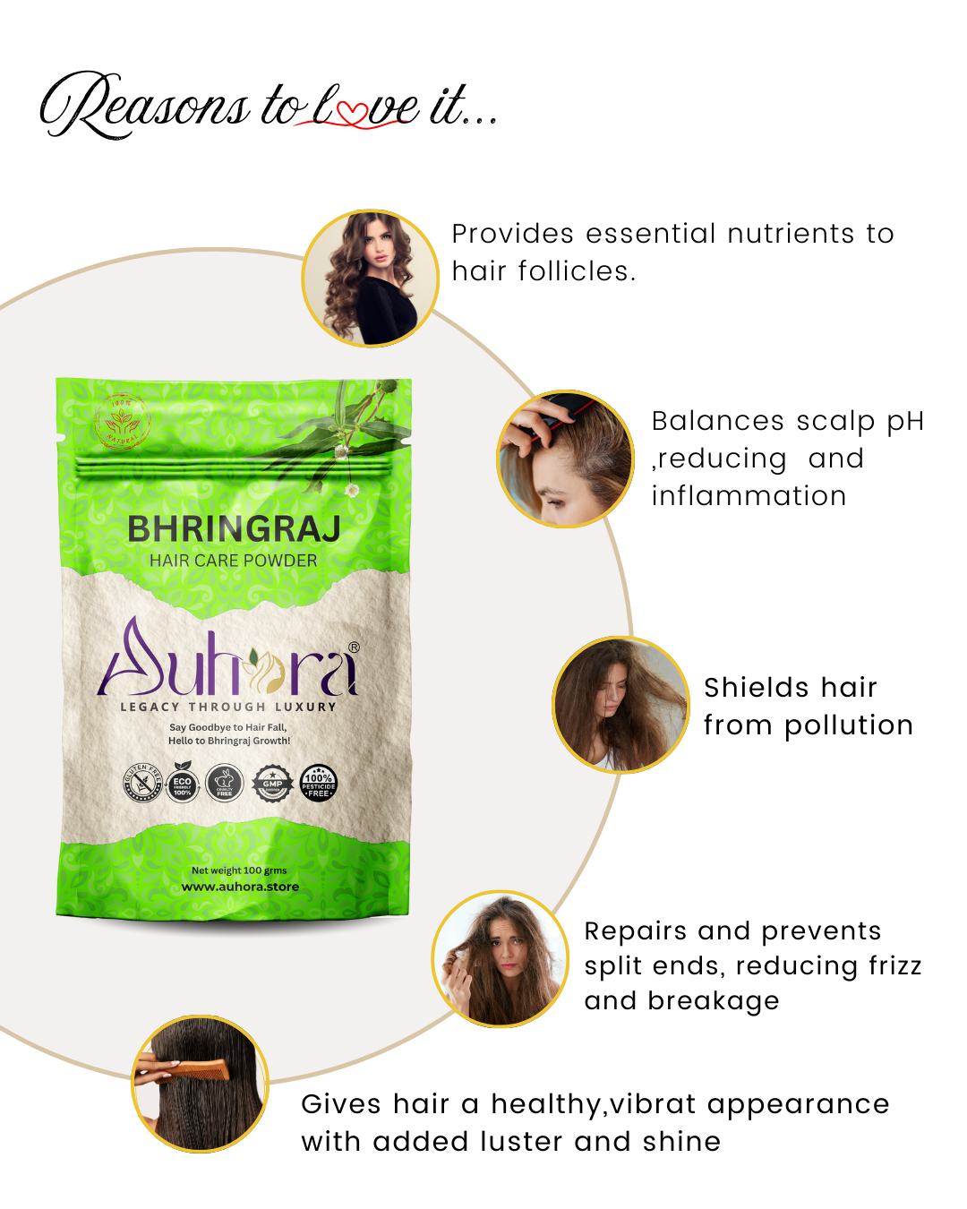 Auhora Bhringraj Powder