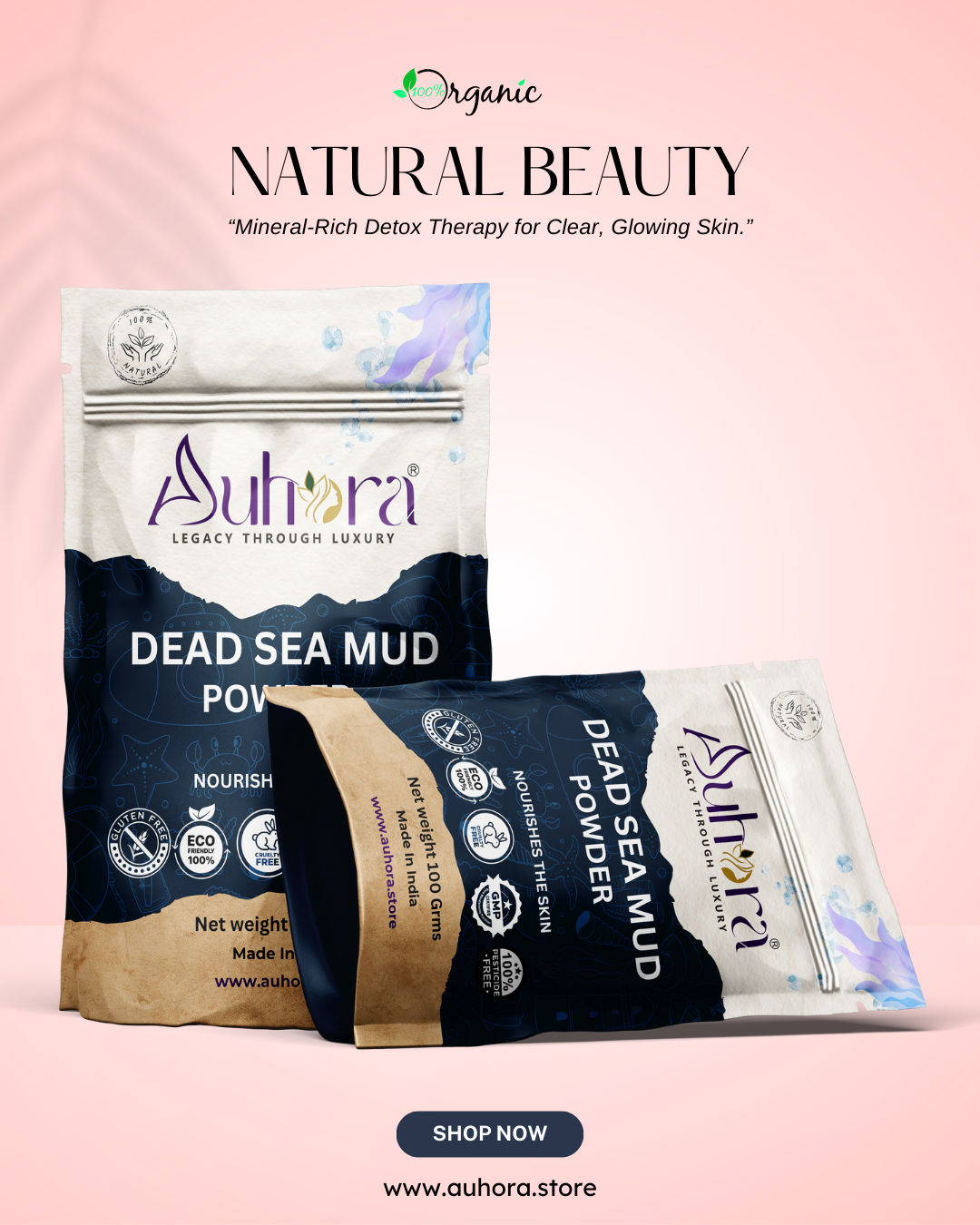 Auhora Dead Sea Mud Powder