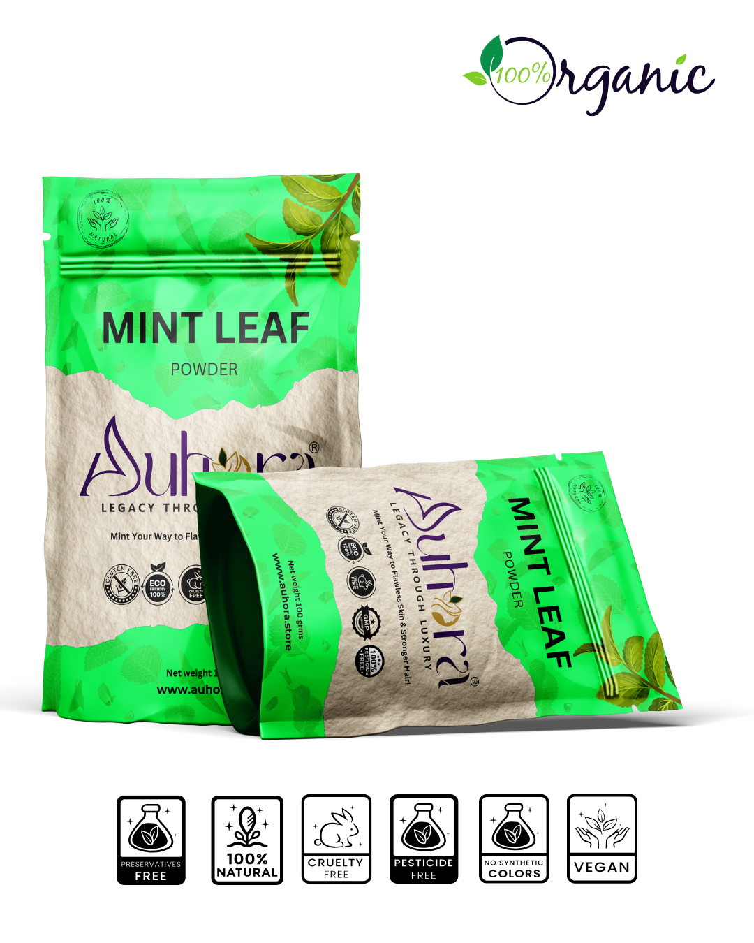 Auhora Mint Leaves Powder