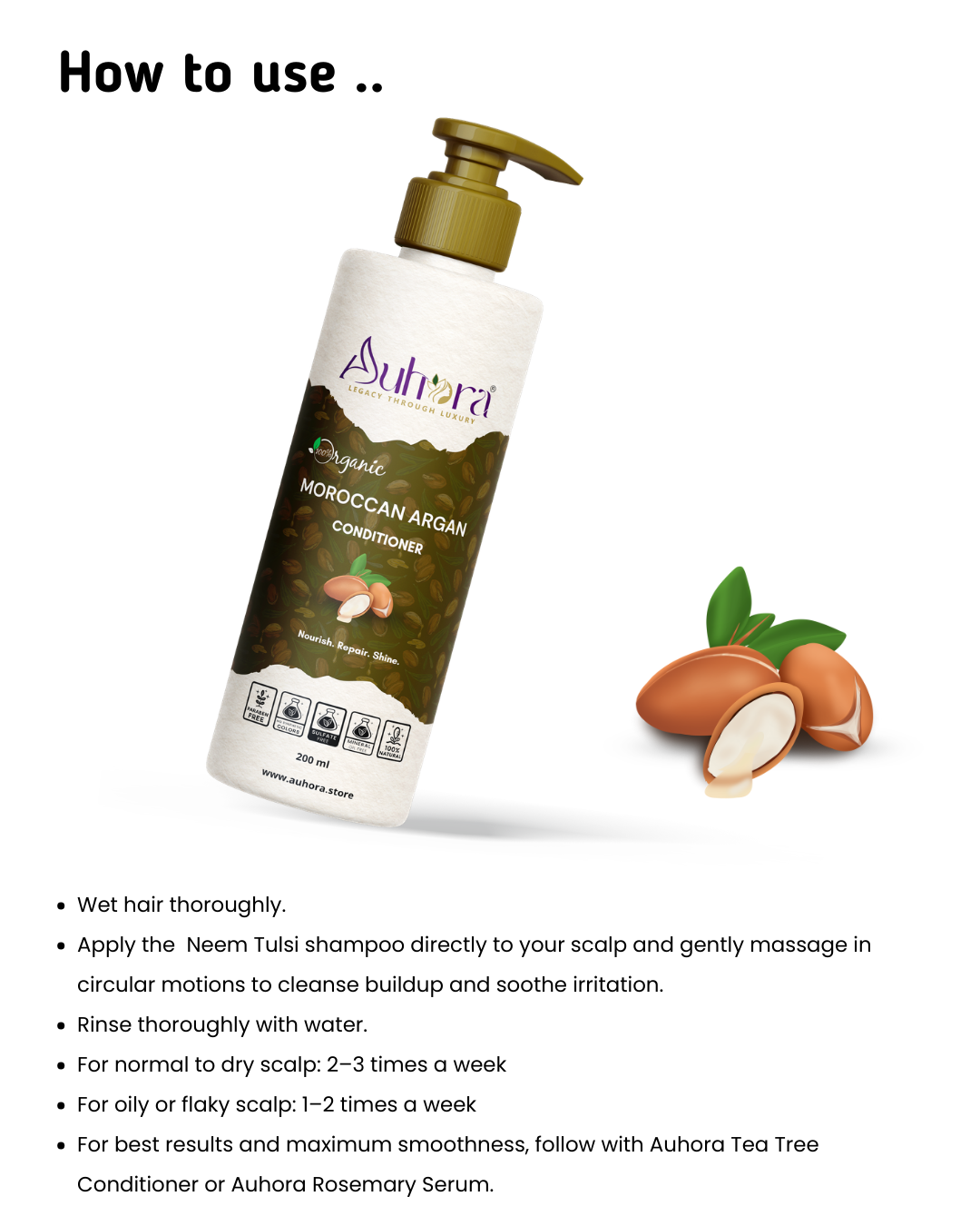 Auhora Moroccan Argan Conditioner