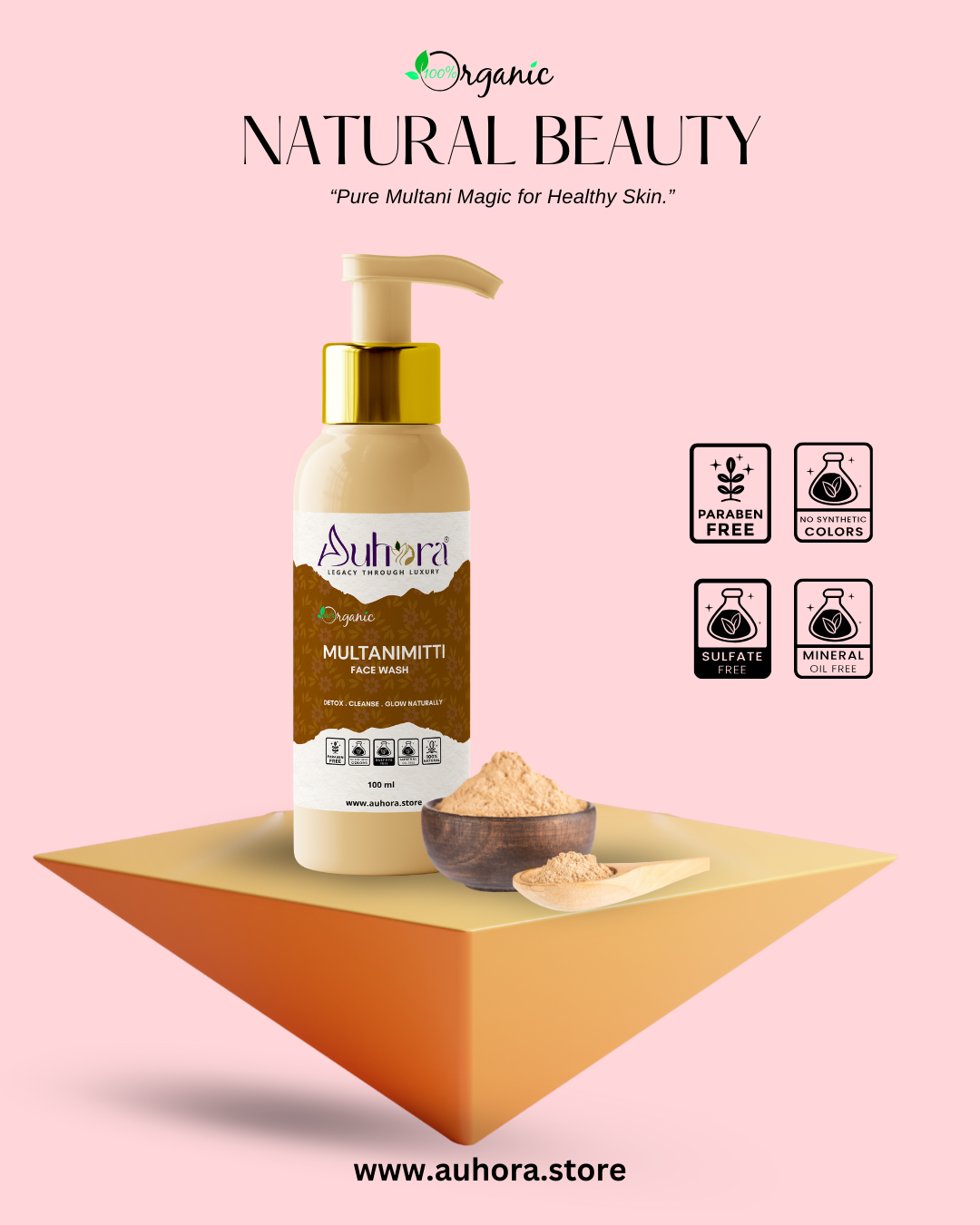 Auhora Multani Mitti Face Wash