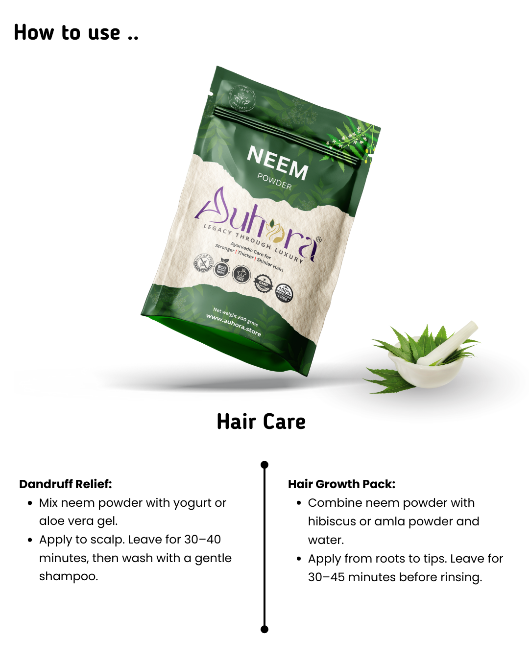 Auhora Neem Powder