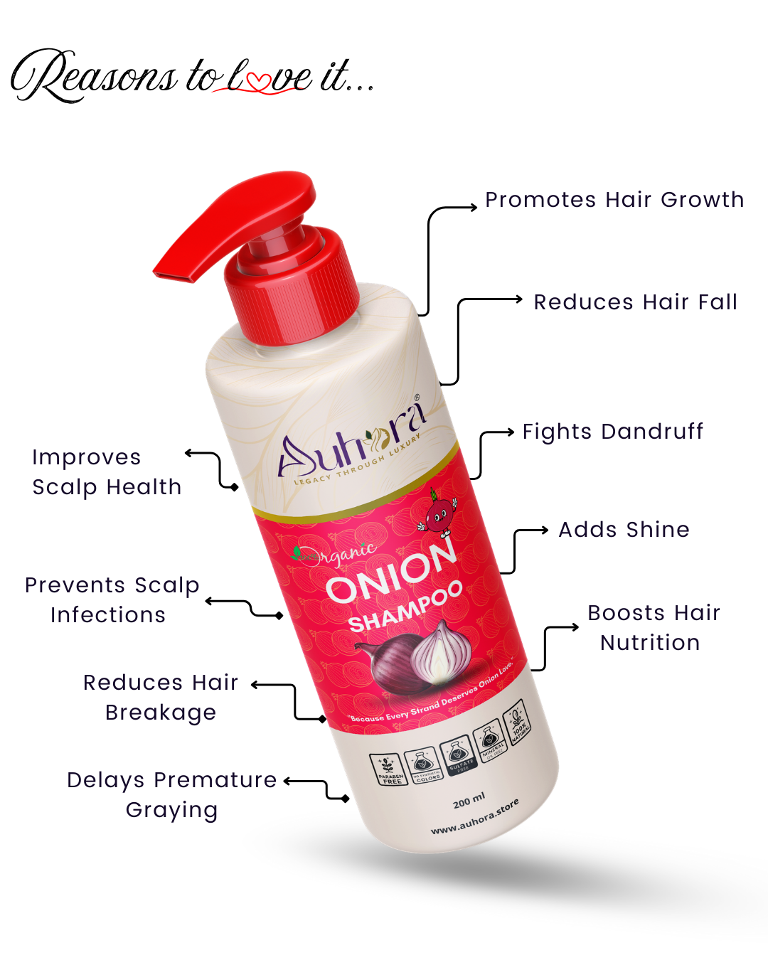 Auhora Onion Shampoo