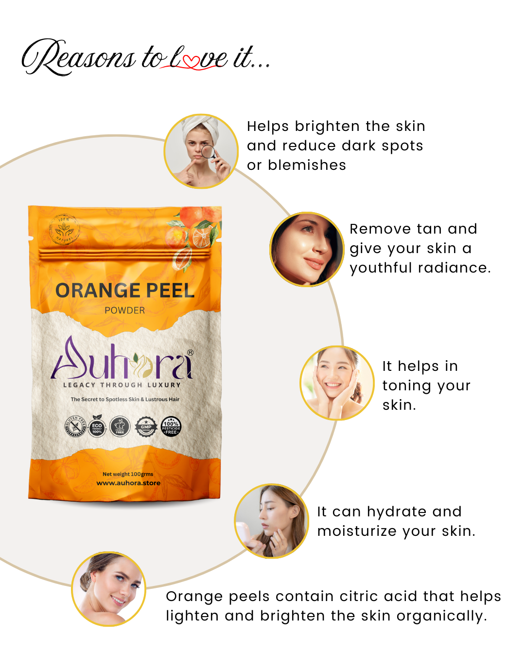 Auhora Orange Peel Powder