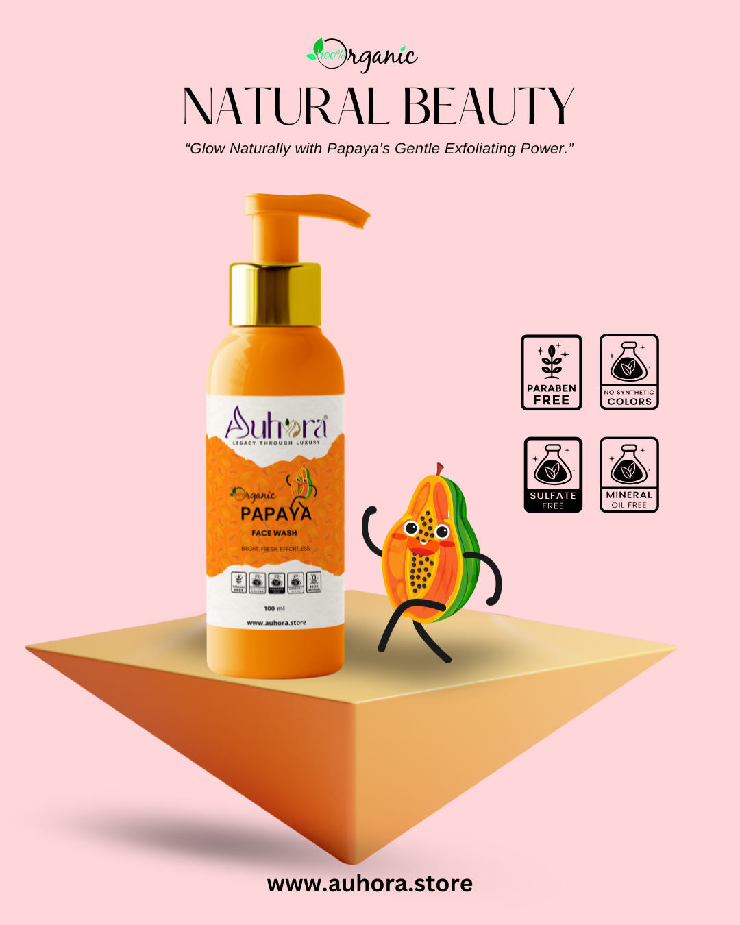 Auhora Papaya Face Wash