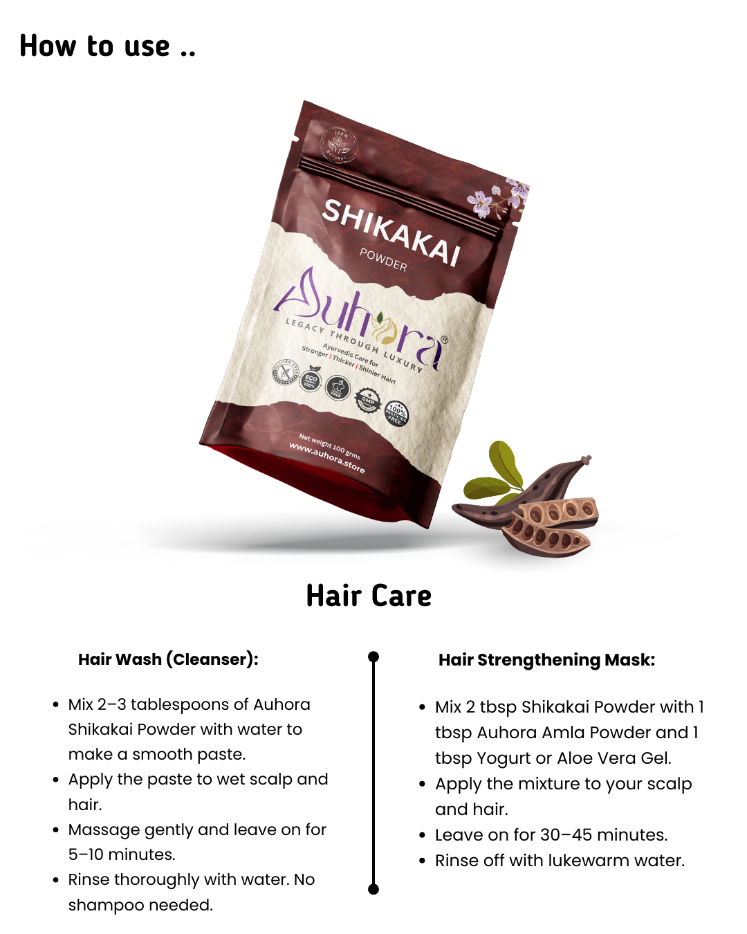 Auhora Shikakai Powder