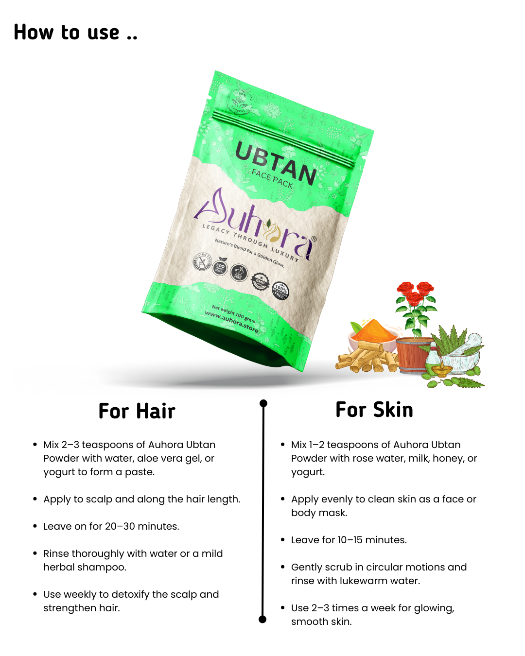 Auhora Ubtan Powder