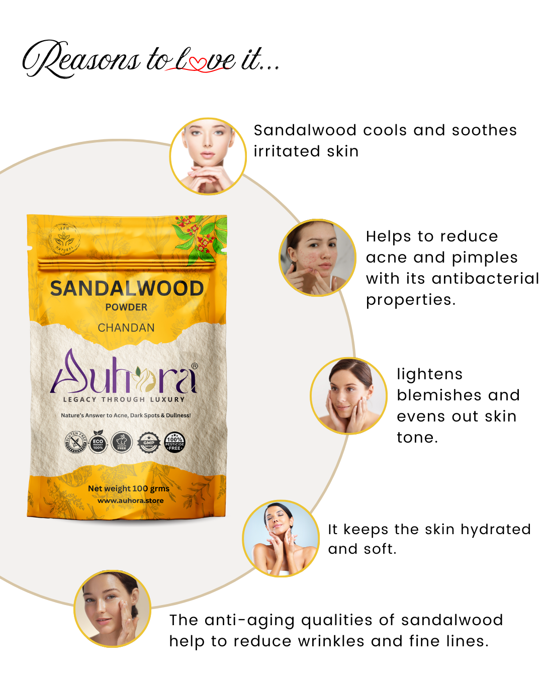 Auhora Sandalwood Powder