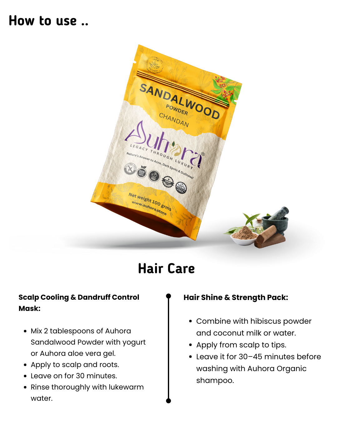 Auhora Sandalwood Powder