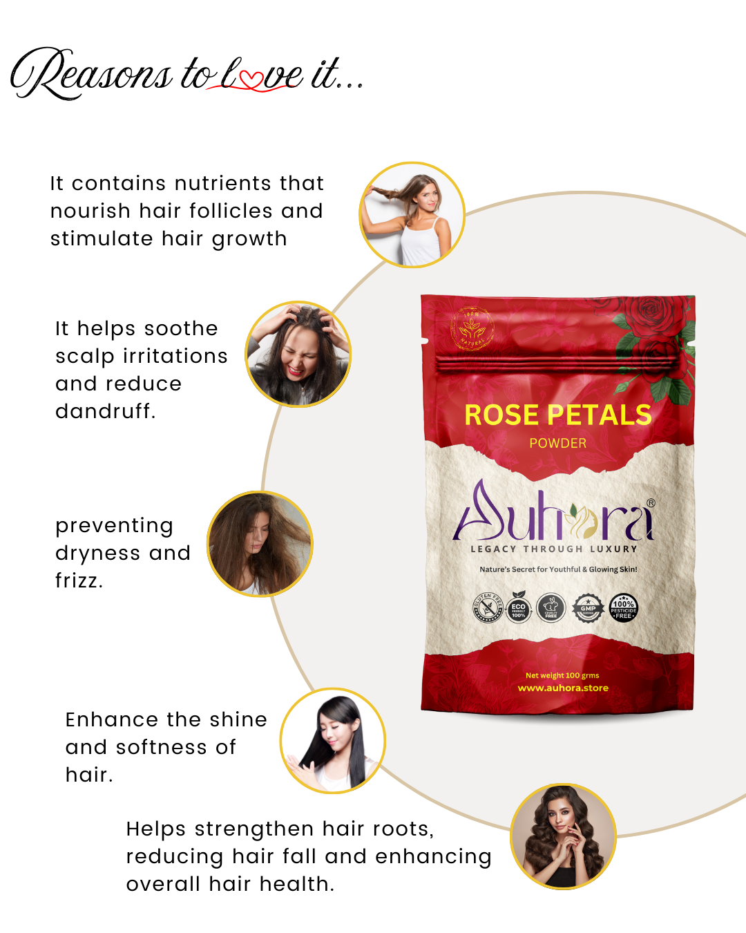 Auhora Rose Petal Powder