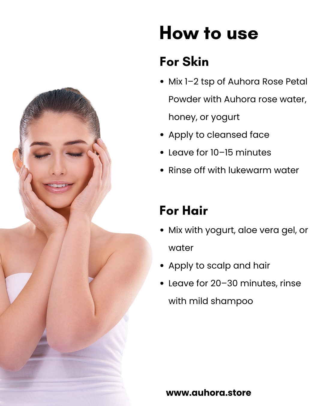 Auhora Rose Petal Powder