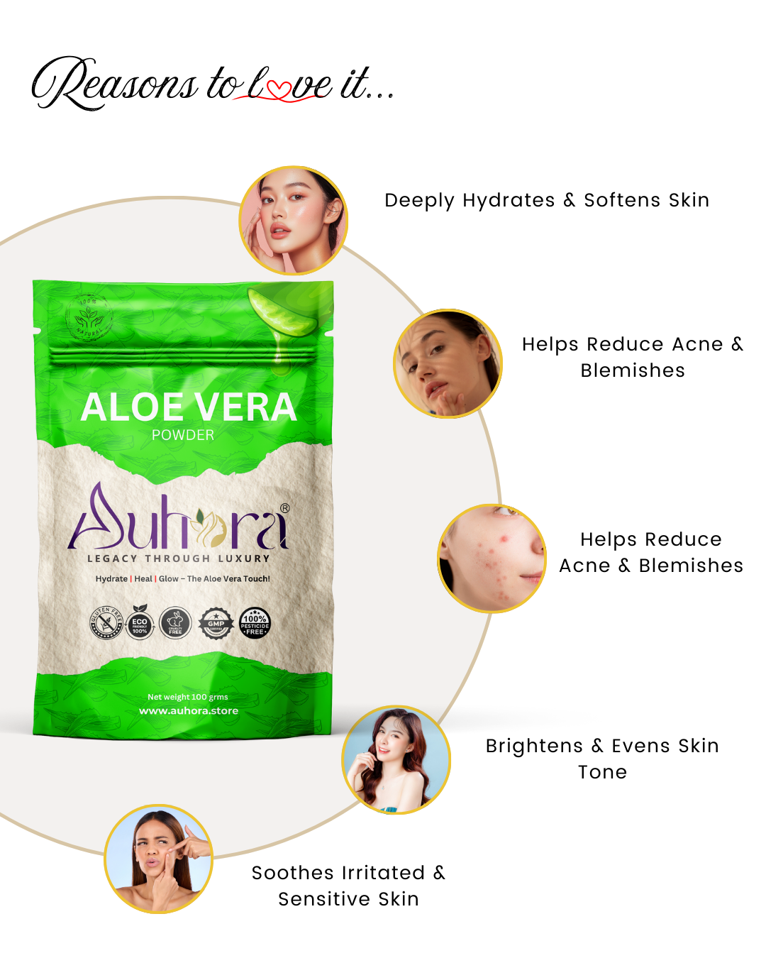 Auhora Aloe Vera Powder