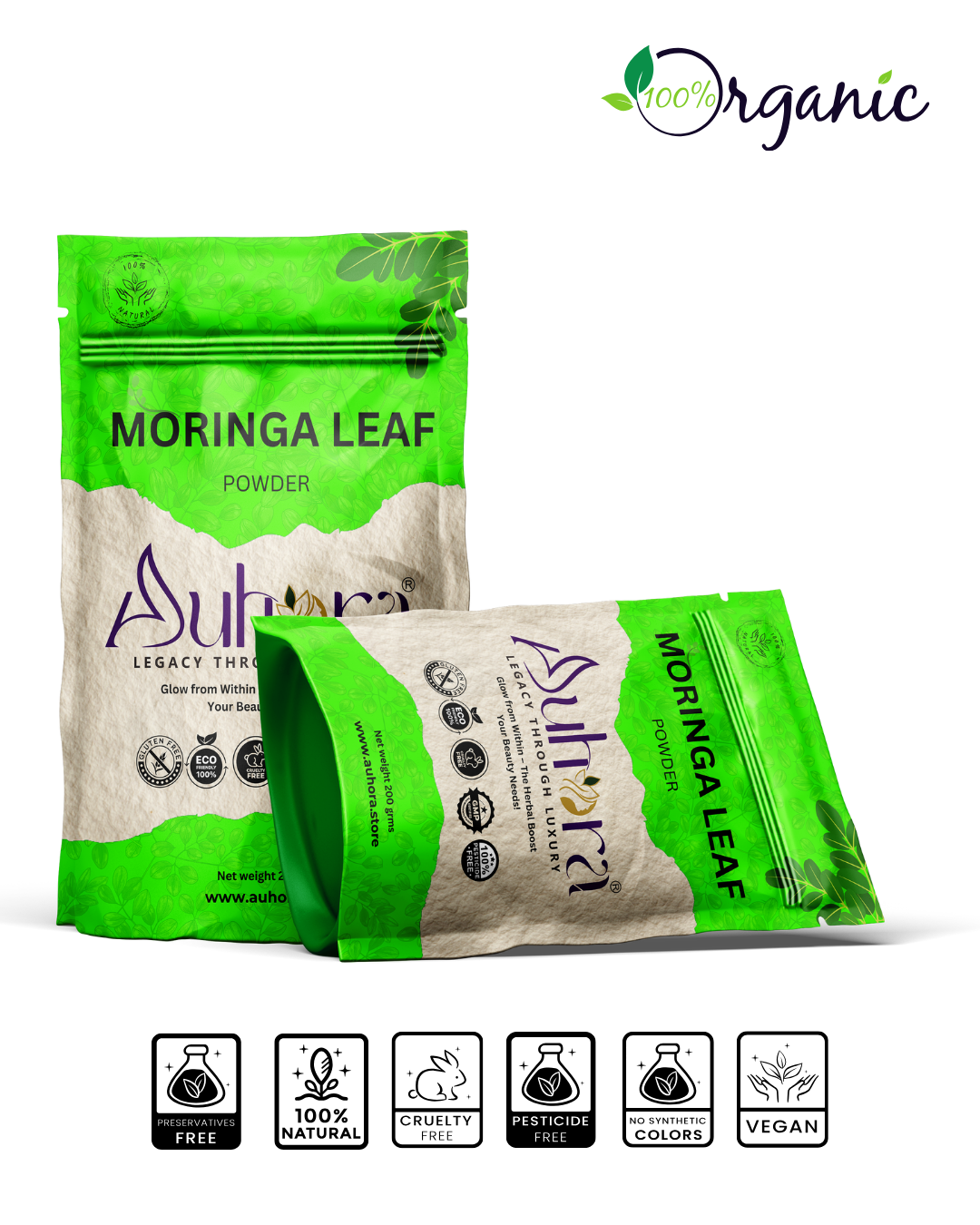 Auhora Moringa Leaf Powder