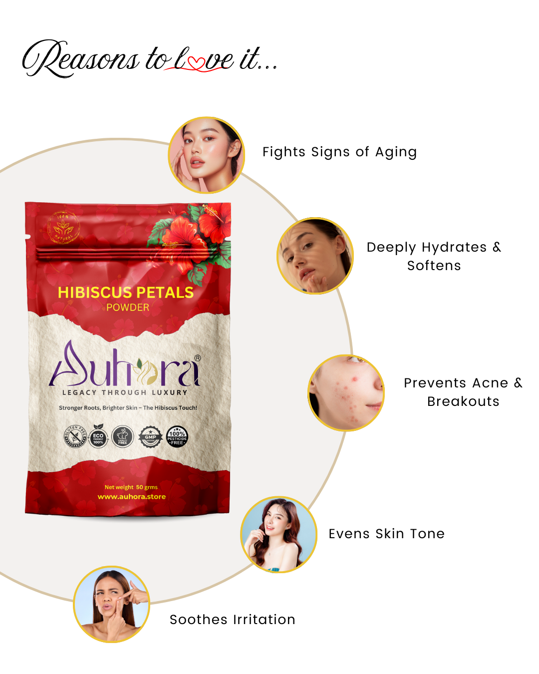 Auhora Hibiscus Powder