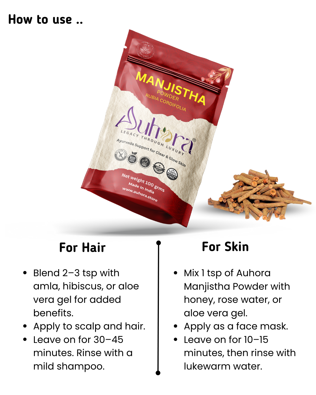 Auhora Manjistha Powder