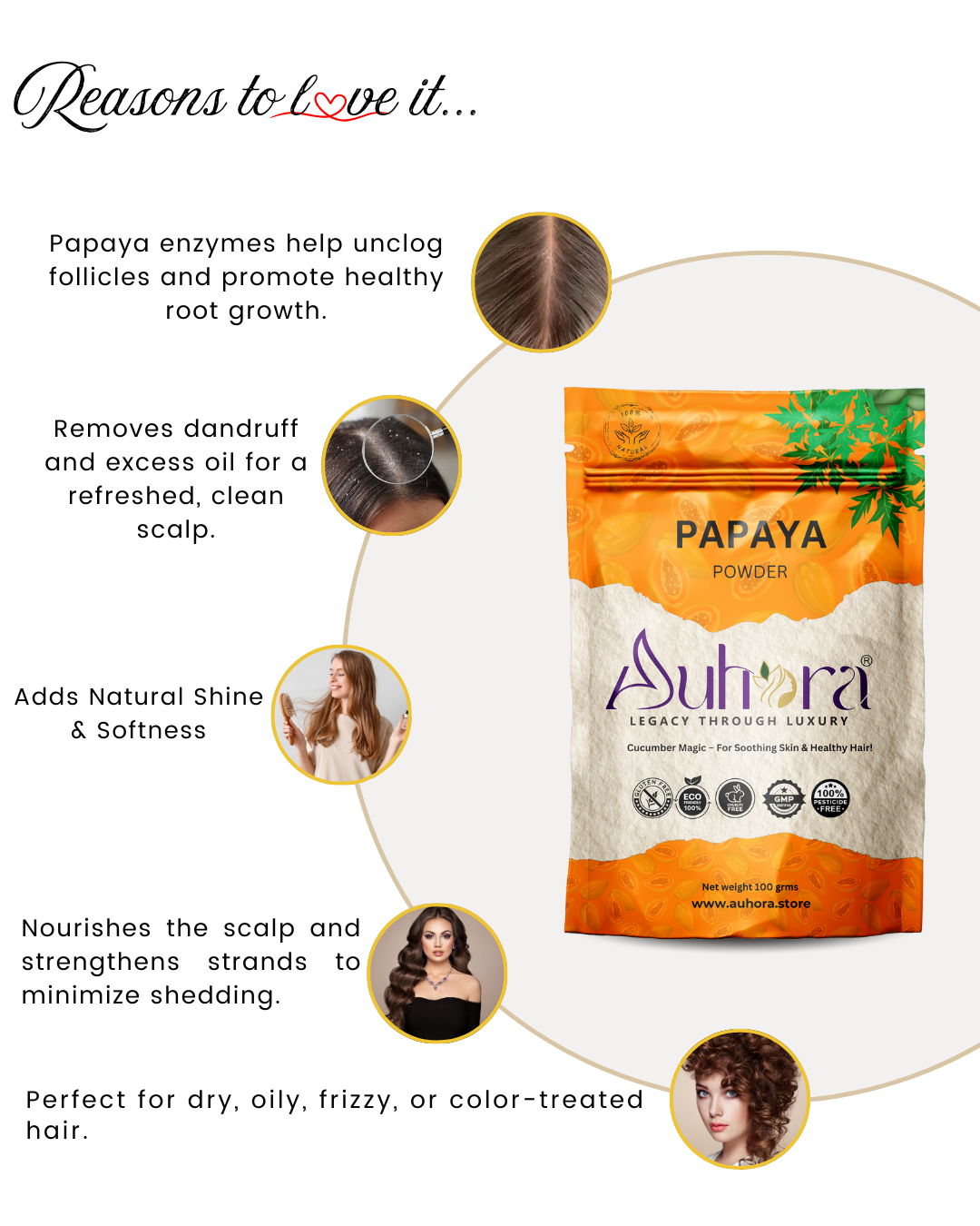 Auhora Papaya Powder