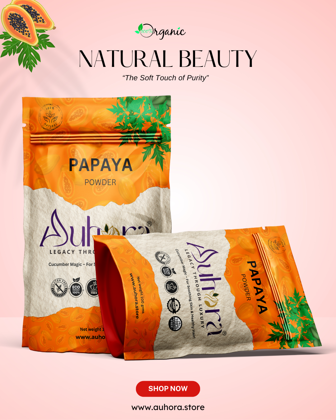 Auhora Papaya Powder